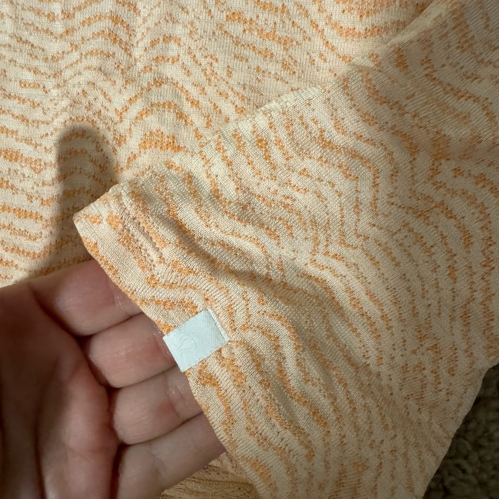 Lululemon Train To Be Tank Orange Size 6 - Picture 4 of 5